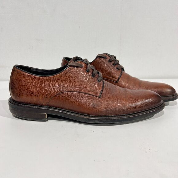 To Boot New York Adam Derrick Mens 10 Shoes Brown Leather Lace Up Oxford 1382 - Picture 2 of 13